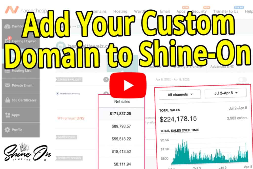 Add Your Custom Domain To Shine-On