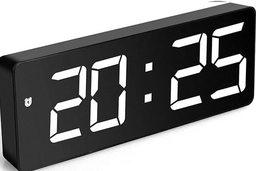 TriLine LED Desk Clock